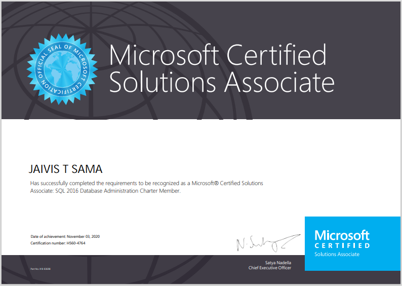 image showing certificate